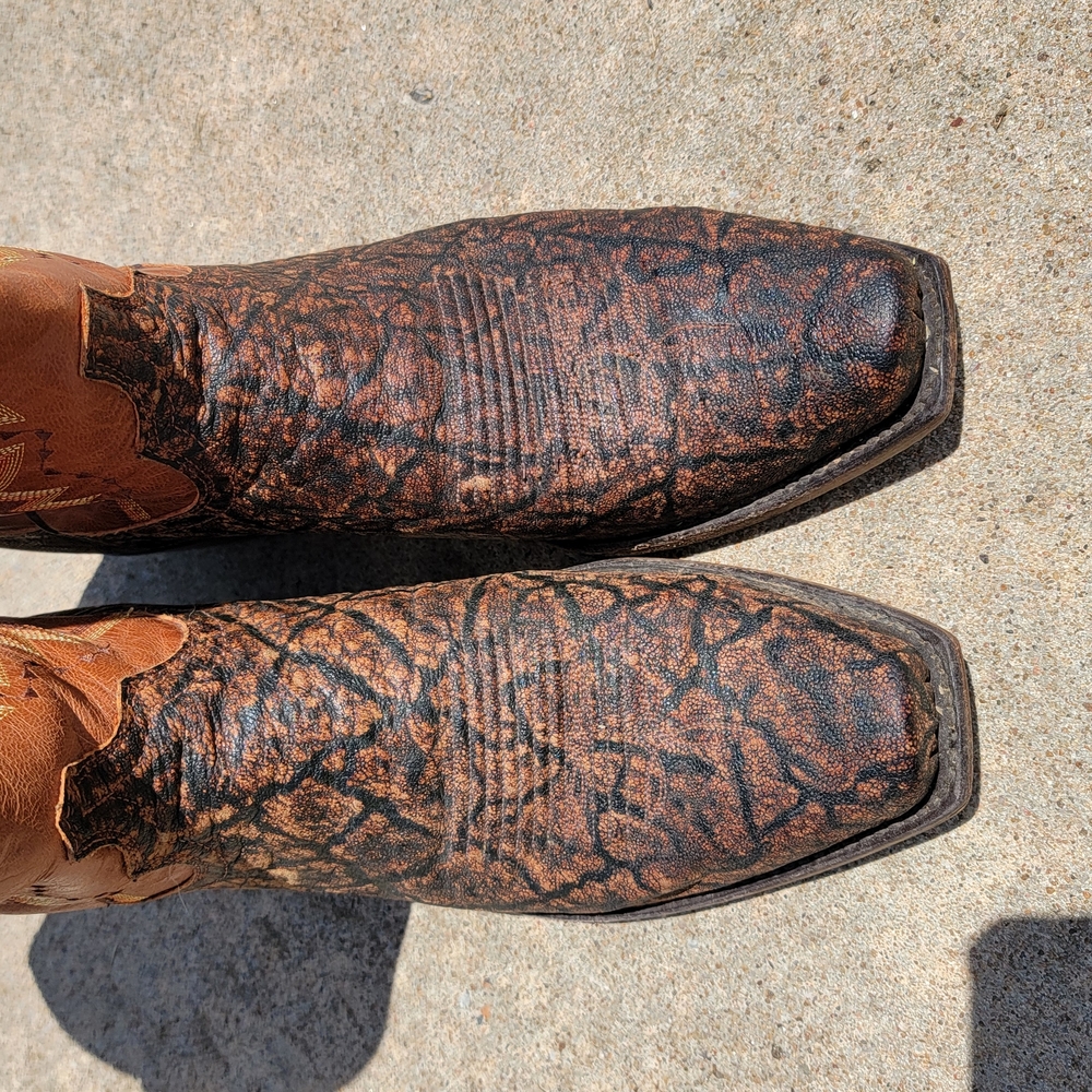 Men's Lucchese Elephent Hide Boots